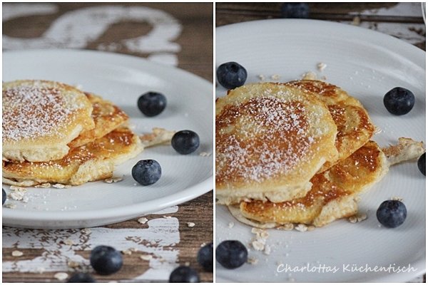 Blaubeer-Eiweiß-Pancake, Pancakes, Pfannekuchen, Blaubeerpfannekuchen, Eiweißpfannekuchen