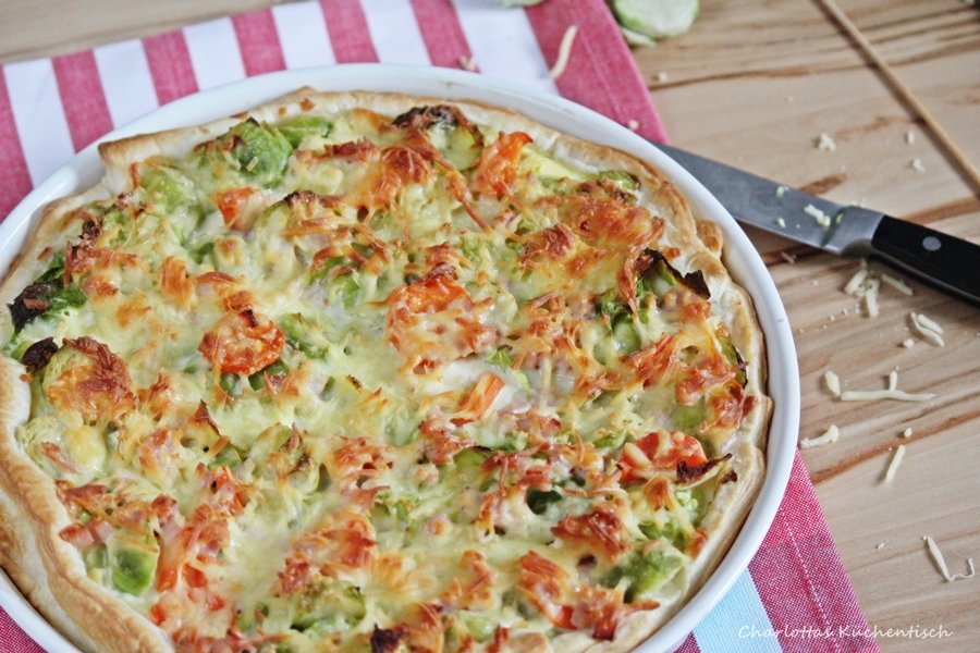 Quiche, Gemüsequiche, Wirsing, Kochen, Rezept