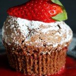 Schokoladenmuffin, Backen, Rezept, Muffins, Erdbeerspiegel, Soulfood