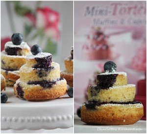 Mini-Törtchen, Muffin, Backen, Rezept, Heidelbeeren, fester-Kuchen,