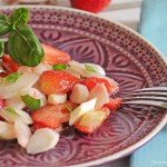 Spargel-Erdbeer-Salat, Erdbeeren, Sommersalat, lecker, Rezept