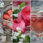 Overnight-Oats, Himbeer-Eiswürfel, Radler-Himbeer-Cocktail, Sommergetränk, Himbeeren