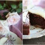 Schokolade-Joghurt-Kuchen, Schokoladenkuchen, Joghurtkuchen, Wanderteller, Backen, Rezept, Birnen