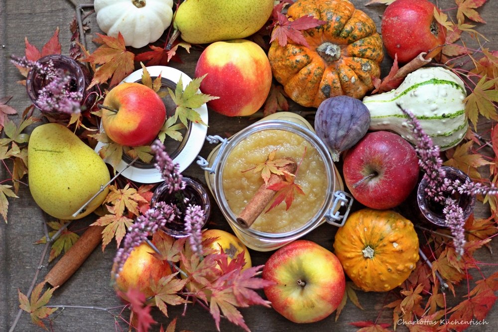 Apfelmus, Äpfel, Herbst, Apfelkompott, Geschenke aus der Küche