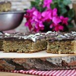 Zucchini-Mandel-Schnitten, Zucchini-Mandel-Kuchen, Zucchinikuchen, Backen, Rezept