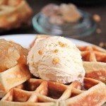 Apfel-Cashew-Waffeln, Waffeln, Buttermilchwaffeln, Waffles, Kitchenaid Waffeleisen, Rezept