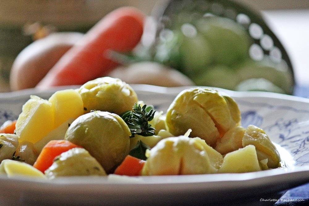 Rosenkohleintopf, Eintopf, Rosenkohlsuppe, Rosenkohl, Kartoffeln