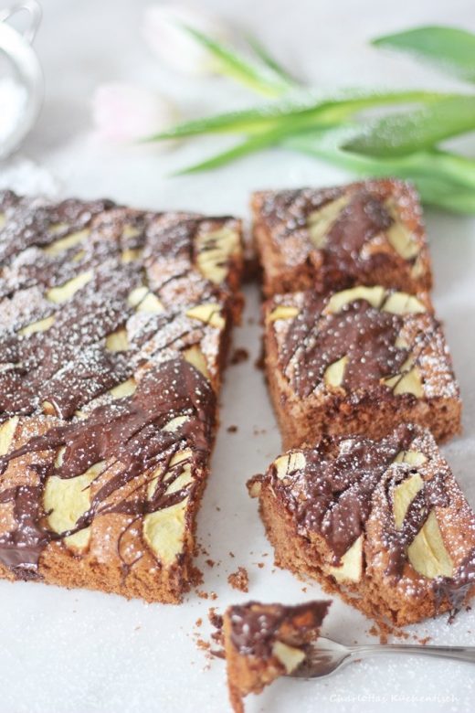 Schokoladen-Apfel-Brownies - Charlottas Küchentisch