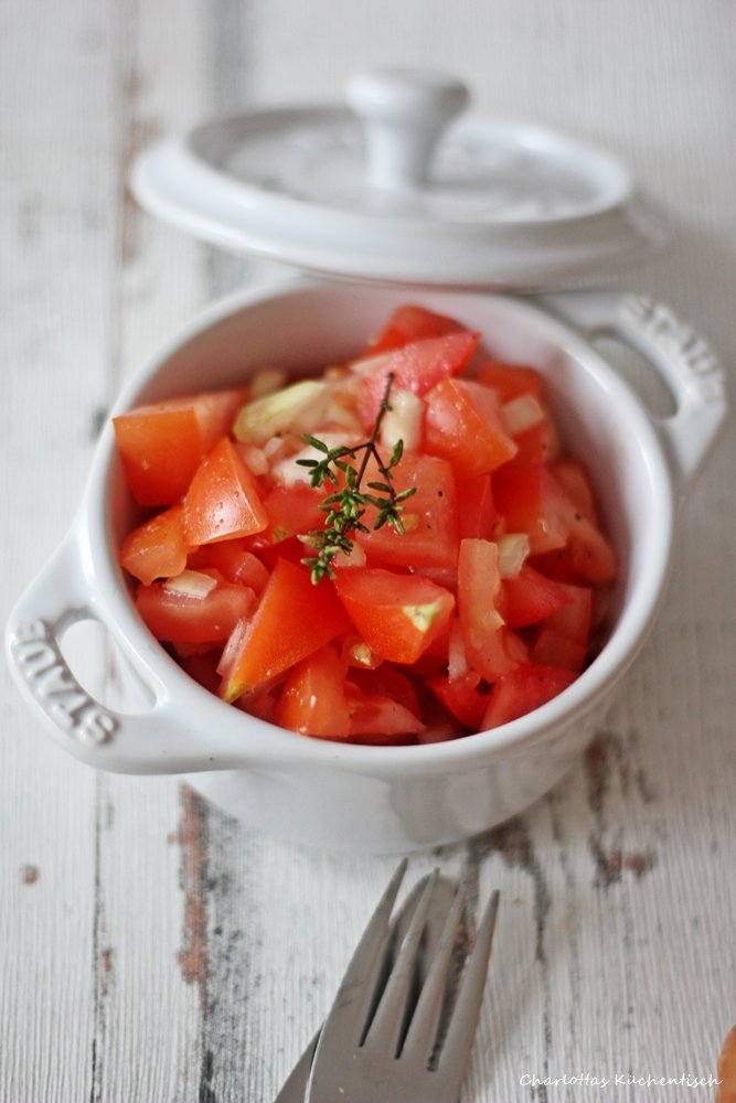 Brotzopf, Brot, Quark-Öl-Teig, selbstgebackenes Brot, Tomate, Tomatenbrot, Rezept, Backen, 