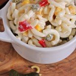 Nudelsalat, Salat, Nudeln, Pasta, BBQUE, Grillbeilage, Partyfood, Lunchbox, Picknick