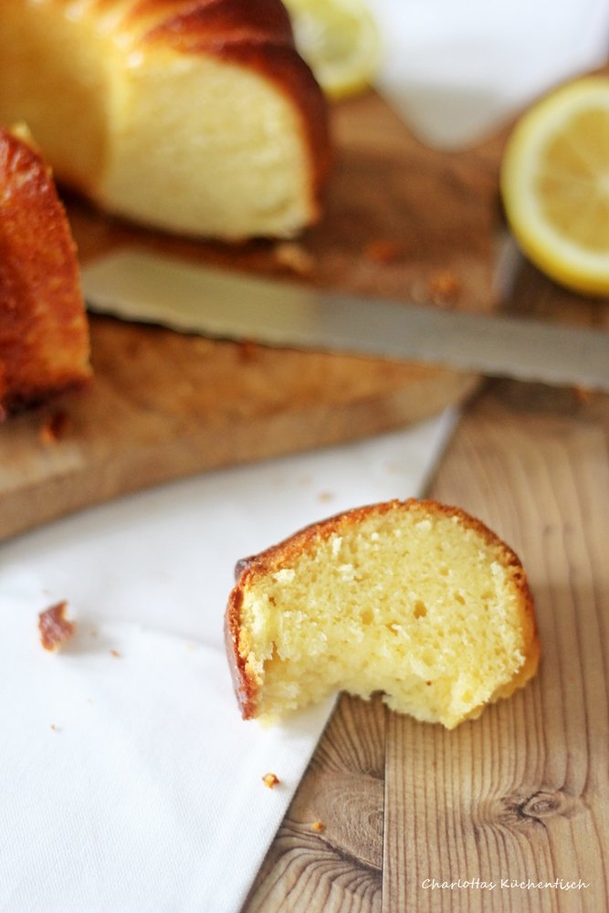 Zitronenkuchen, Joghurtkuchen, Gugelhupf, Zitronen-Joghurt-Gugelhupf, Backen, Rezept