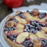 Heidelbeer Apfel Tarte, Blätterteig, Blätterteigtarte, Äpfel, Heidelbeeren, Tarte, Dessert, Kuchen, schnelles Dessert