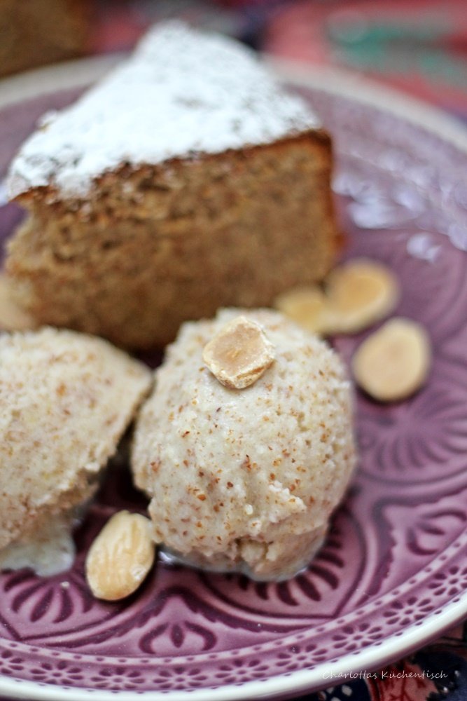 Mallorquinischer Mandelkuchen, Mandeleis, mallorquinisches Dessert, Camp de Mar, Torre Andritxol