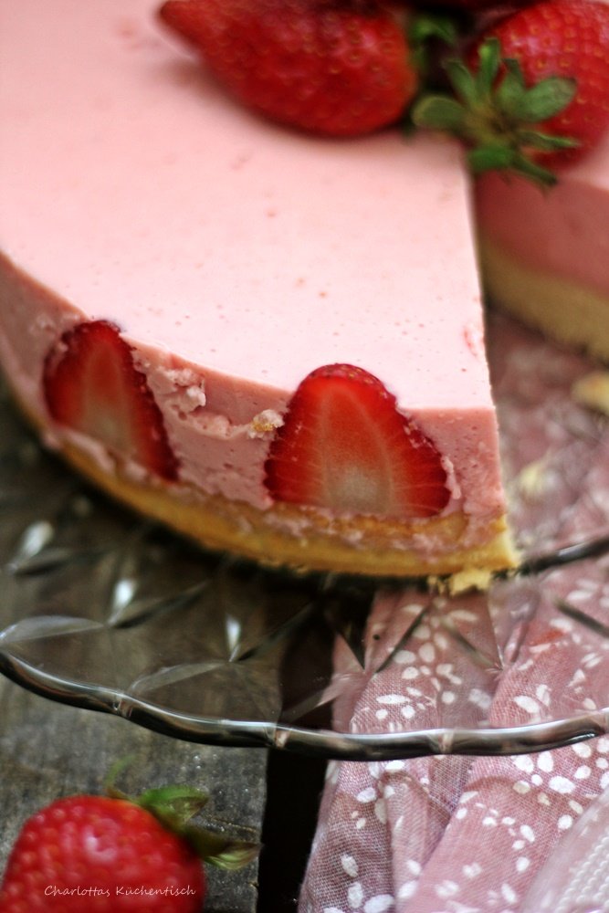 Erdbeer Joghurt Torte, Erdbeeren, Sommerkuchen, Sommer, Joghurttorte