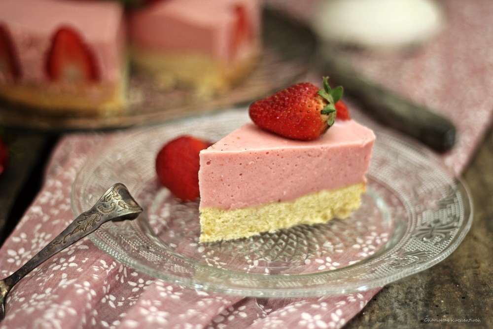 Erdbeer Joghurt Torte, Erdbeeren, Sommerkuchen, Sommer, Joghurttorte