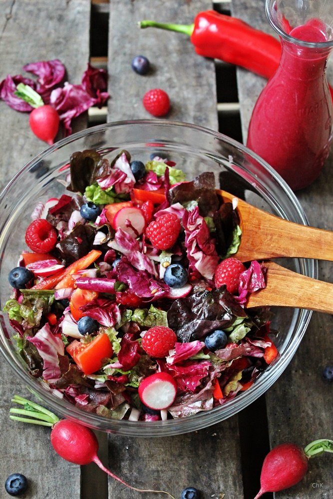 Roter Salat, Zapfhahn Dortmund, Rote Beete, Himbeeren, Blaubeer Balsam, Rezept, Einkaufstipp