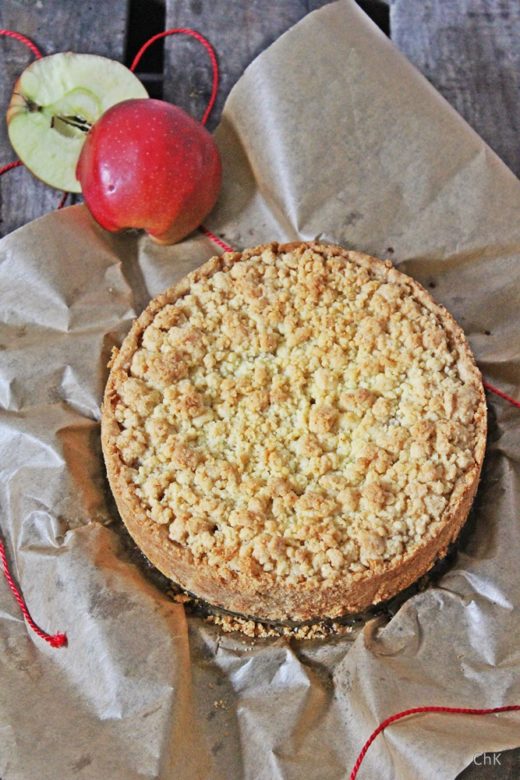 Schneller Apfelmus Streuselkuchen - Charlottas Küchentisch