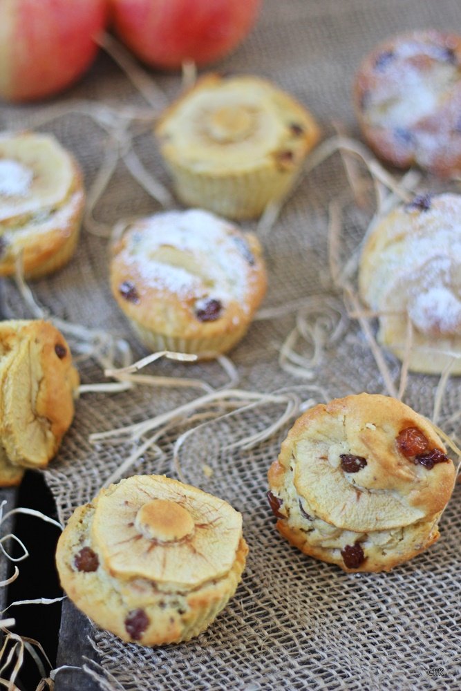 Bratapfelmuffins, Muffins, Apfelkuchen, Rezept, Backen, Bratapfel