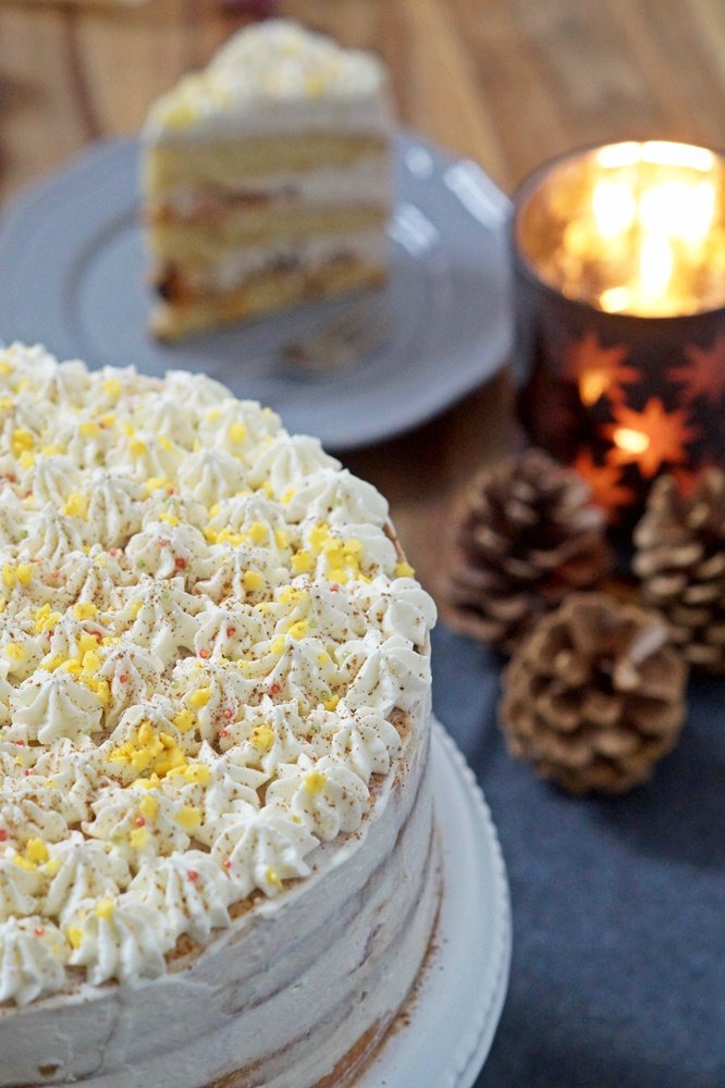 Blogevent, Weihnachten ist überall, Bratapfel-Torte, Weihnachten, Gastbeitrag