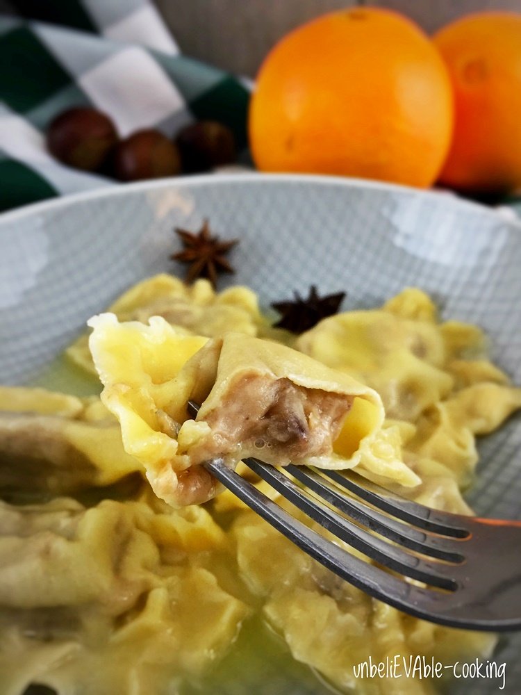 Maroni Ravioli, Orangenbutter, blogevent, weihnachten ist überall