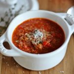 Tomaten-Bolognese-Suppe, Suppe, Rezept, Bolognesesuppe, Tomatoblend,