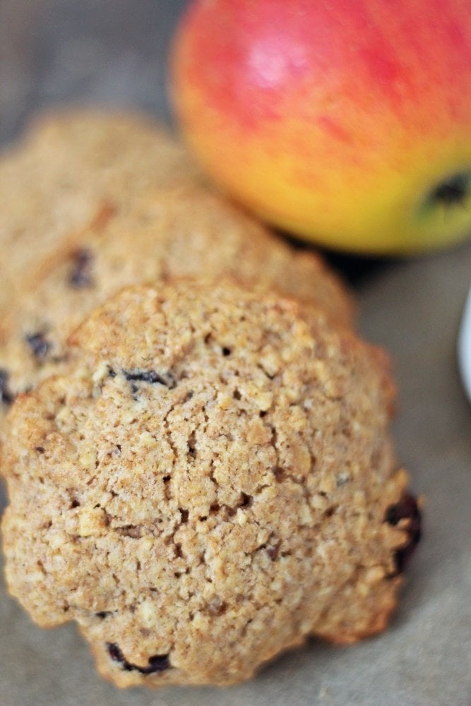 Bratapfel Cookies, Haferflocken, Apfel, Zimt, gesund, Snack