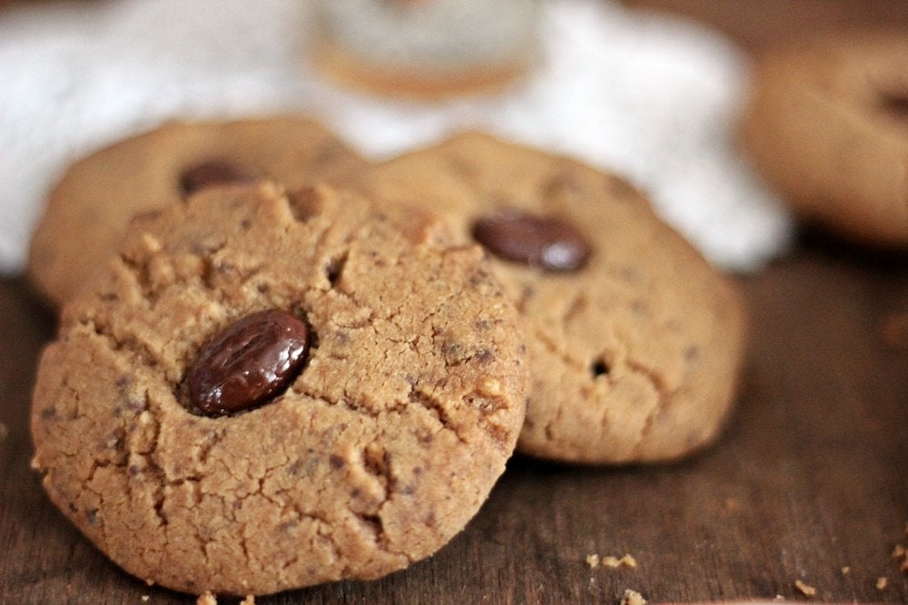 Kaffeecookies, Cookies, Backen, Rezept, Mokkabohne, Plätzchen, Karamell