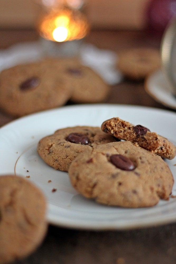 Kaffeecookies, Cookies, Backen, Rezept, Mokkabohnen, braune Butter