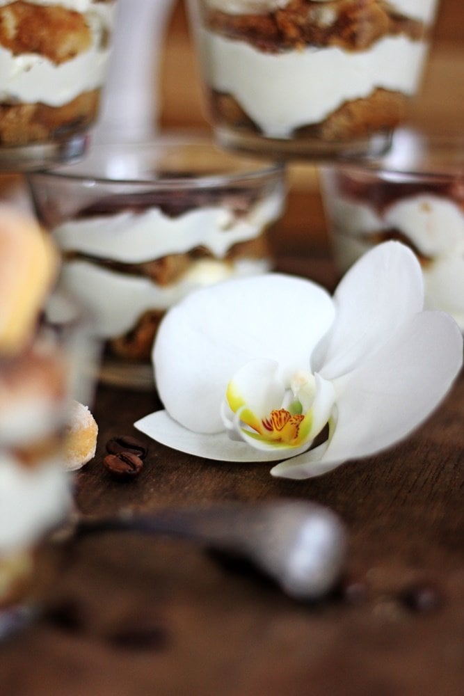 Tiramisu ohne Ei, Rum, Kaffee, Nachspeise