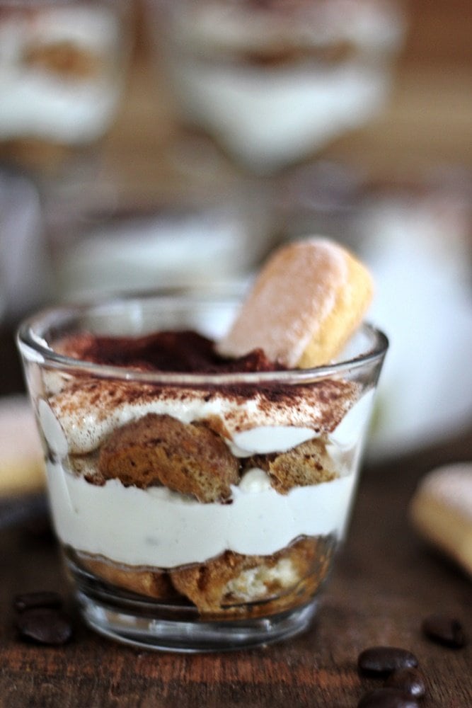 Tiramisu ohne Ei, Rum, Kaffee, Nachspeise