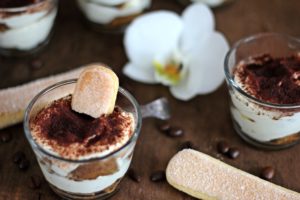 Tiramisu ohne Ei, Kaffee, Rum, Nachspeise, Dessert