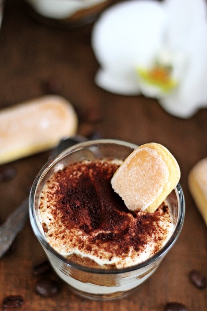 Tiramisu ohne Ei, Rum, Kaffee, Nachspeise, Mascarpone