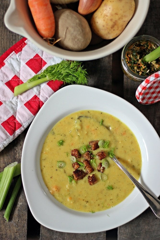 Fenchelsuppe, vegan, Fenchel, Rezept