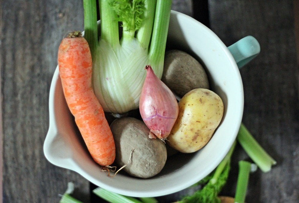 Fenchelsuppe, Möhre, Fenchel, Kartoffel, vegan, Schalotte