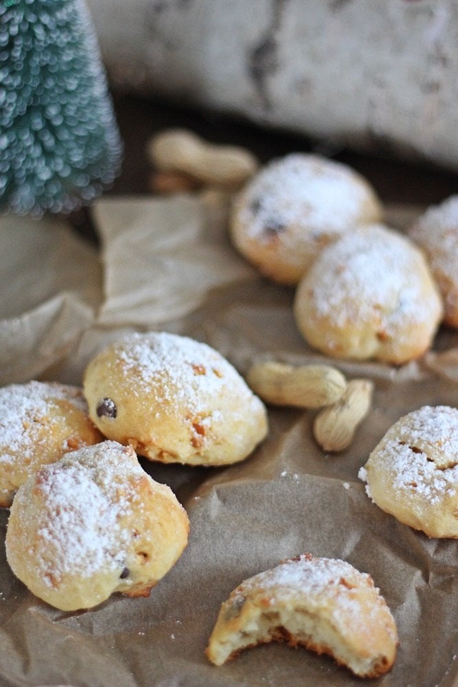 Quarkstollen Konfekt, Weihnachtsbäckerei